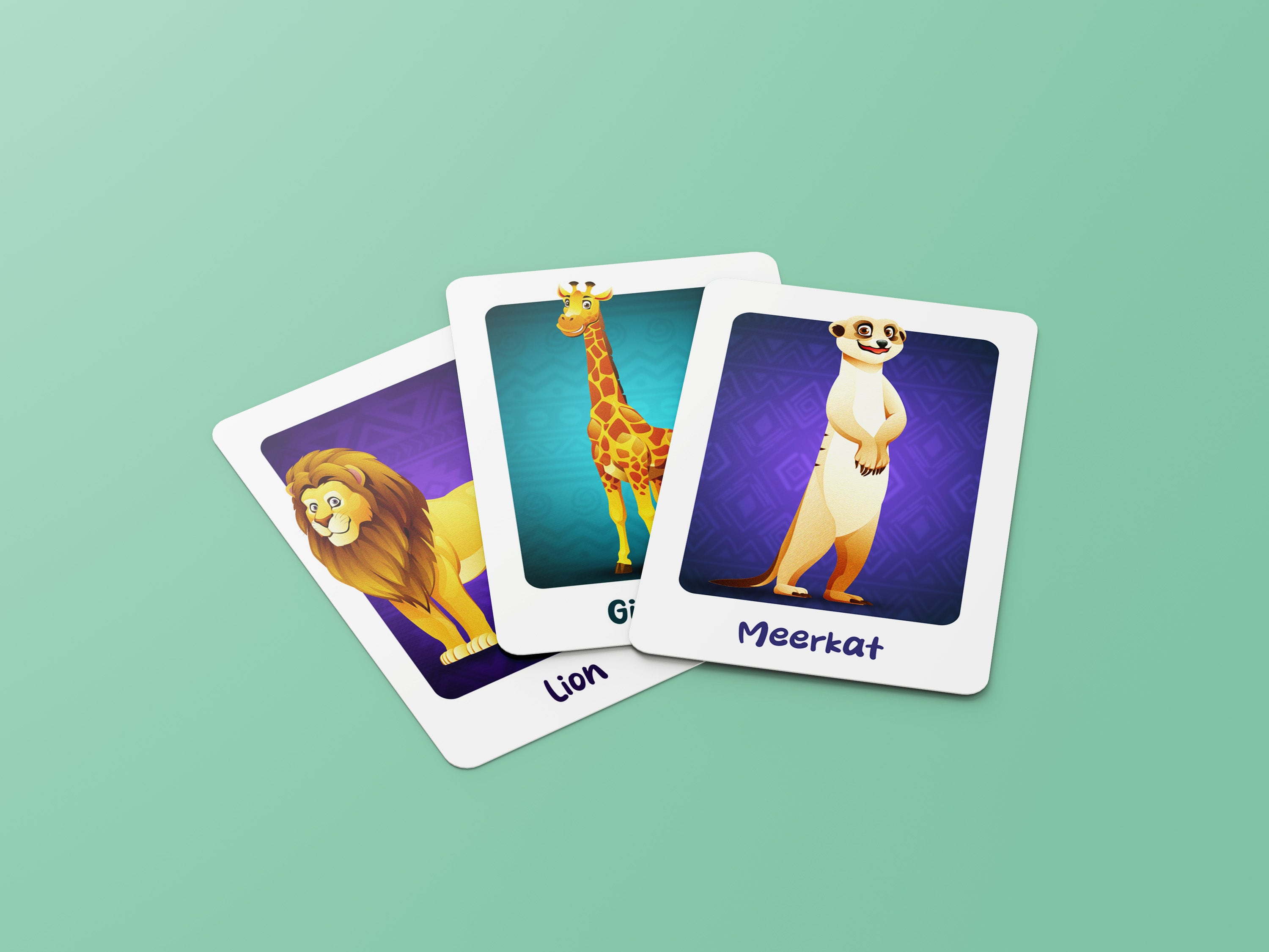 African Wildlife Snap & Pairs Cards