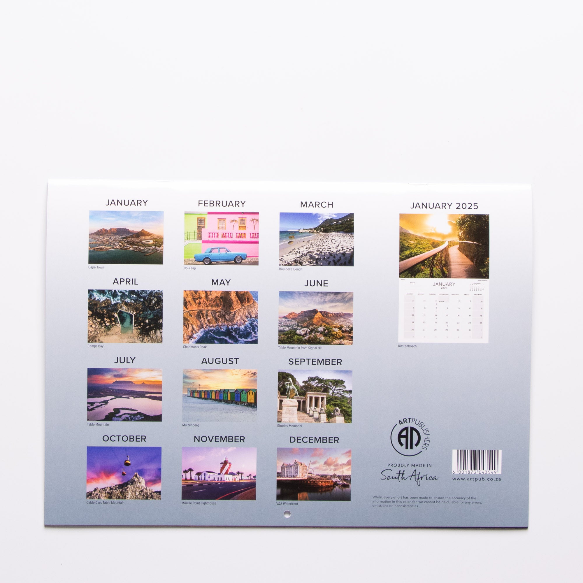 2024 Cape Town The Mother City Calendar - Large