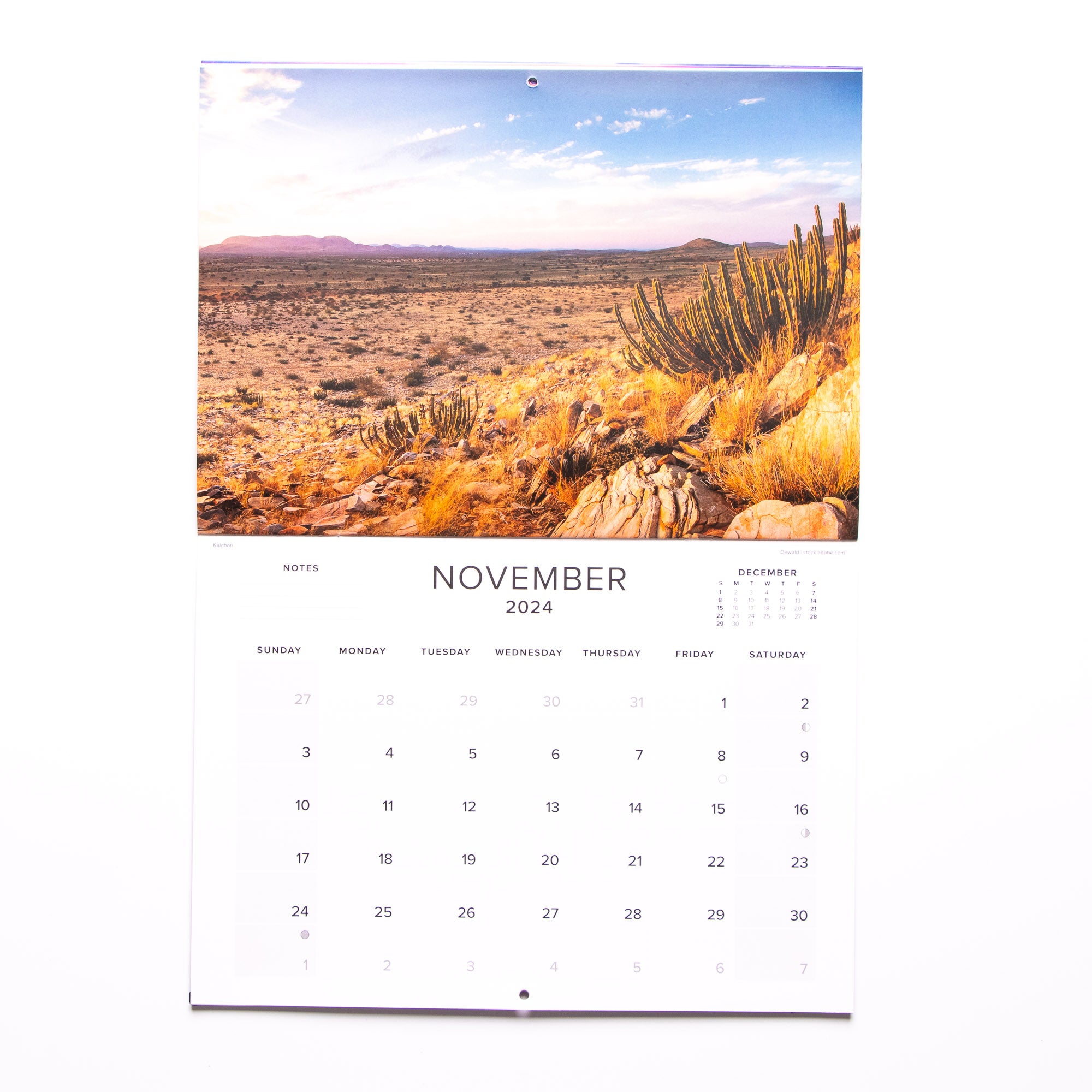 2024 South Africa Country of Africa Calendar -  Large