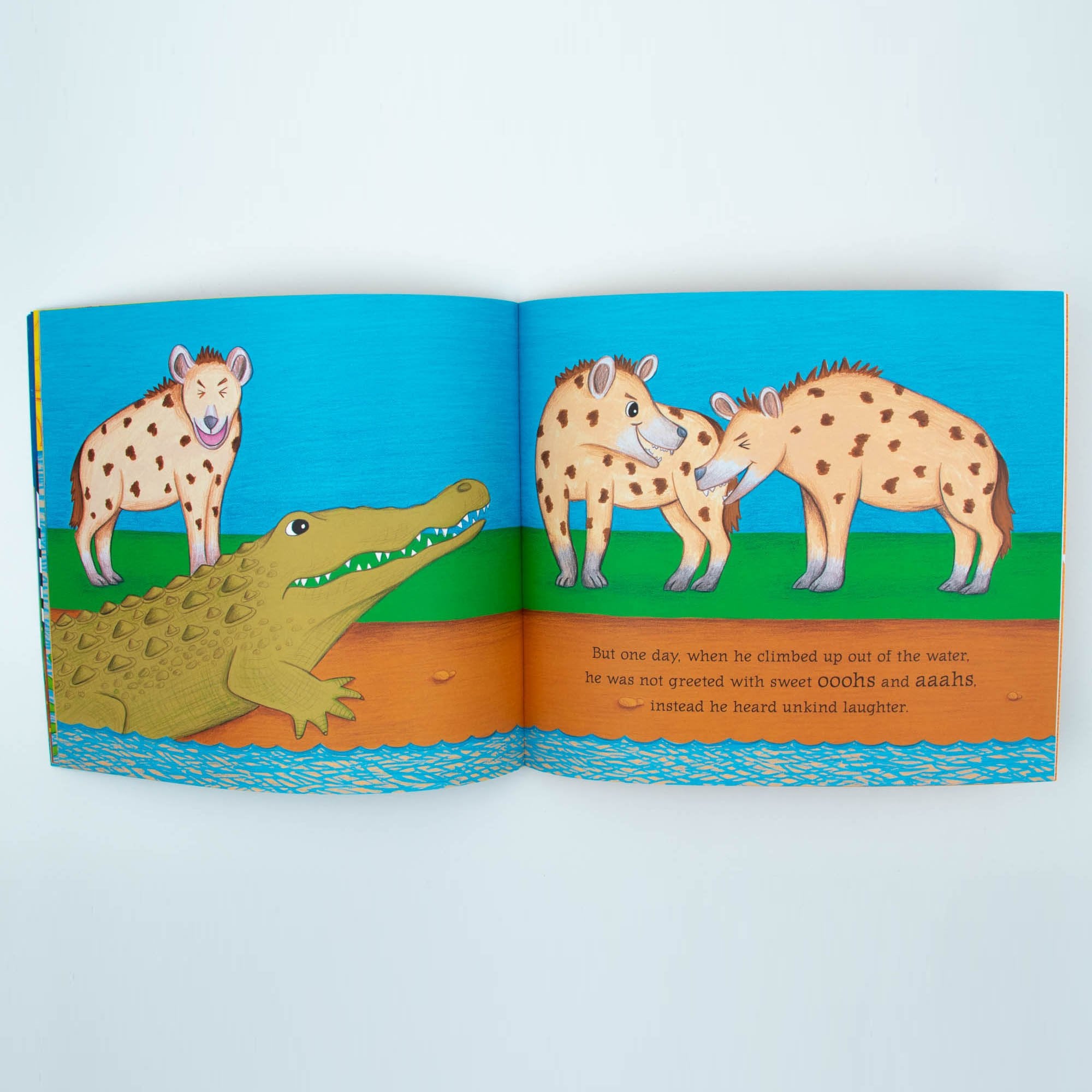 African Folklore Stories The Crocodile's knobbly Skin English Story Book