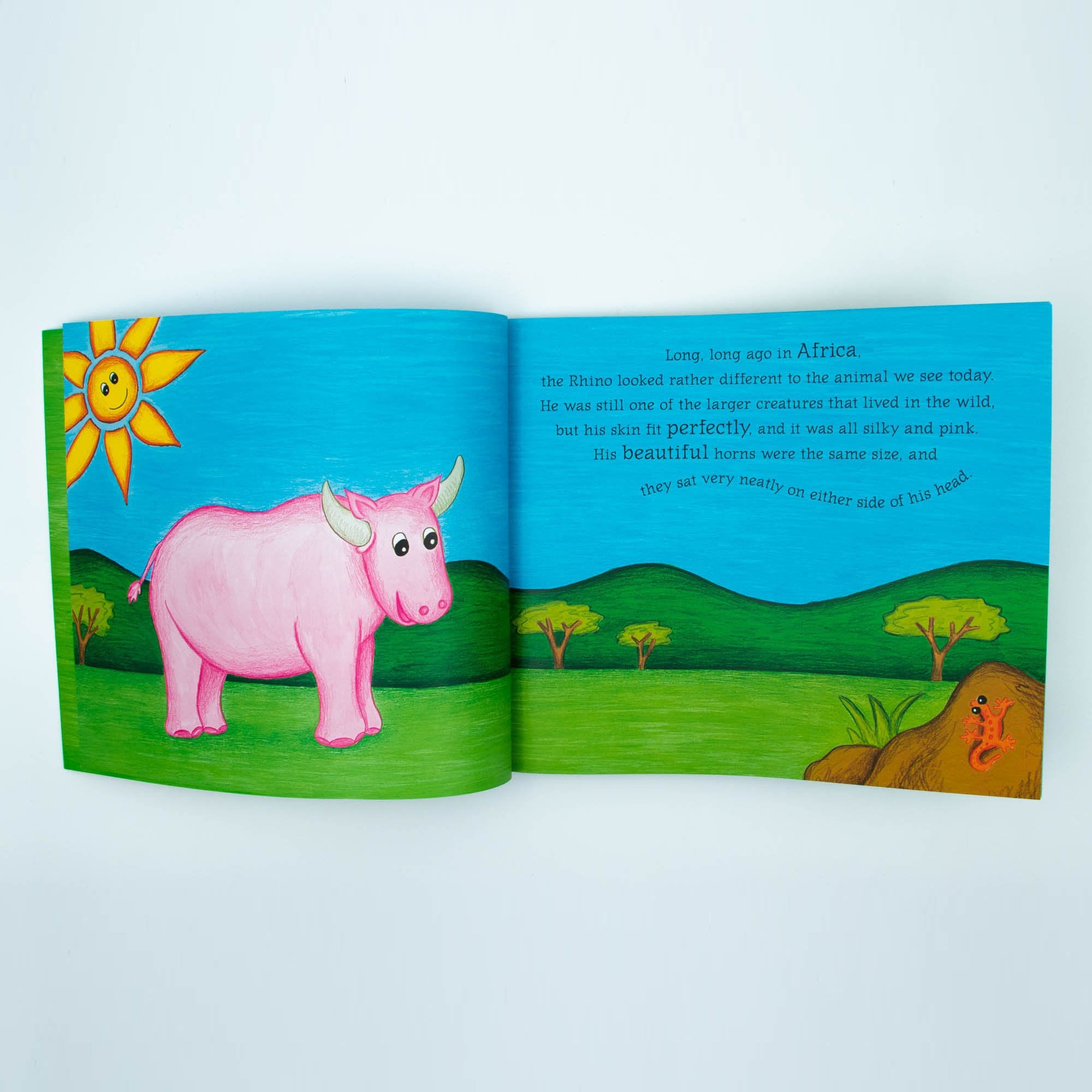 African Folklore Stories How Rhino got his Baggy Skin English Story Book