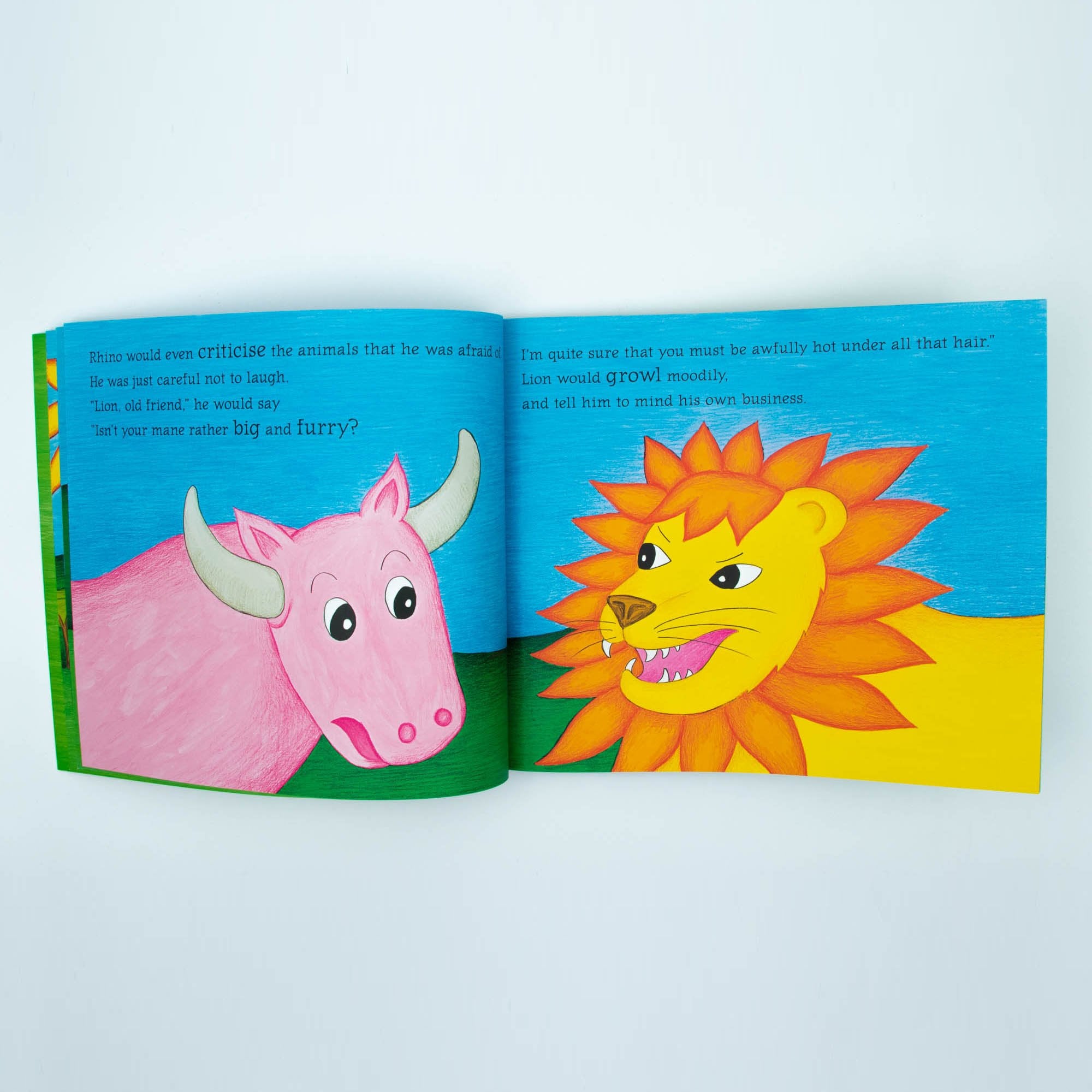 African Folklore Stories How Rhino got his Baggy Skin English Story Book
