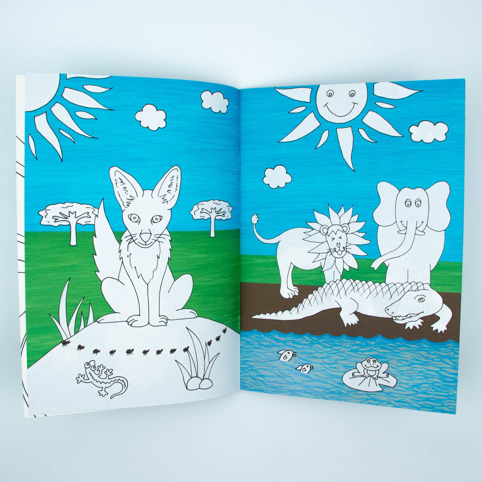 African Folklore Stories Colouring Book