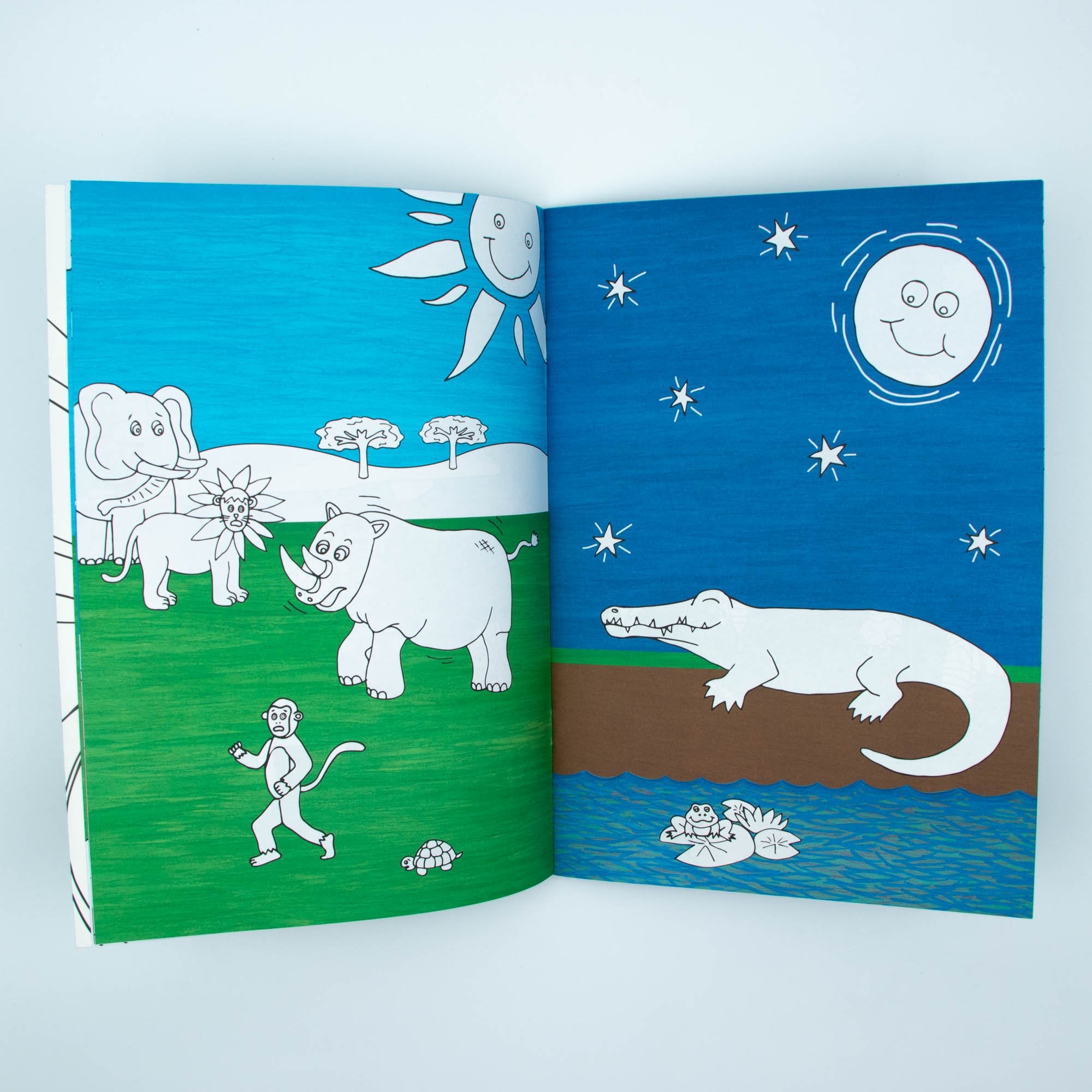 African Folklore Stories Colouring Book