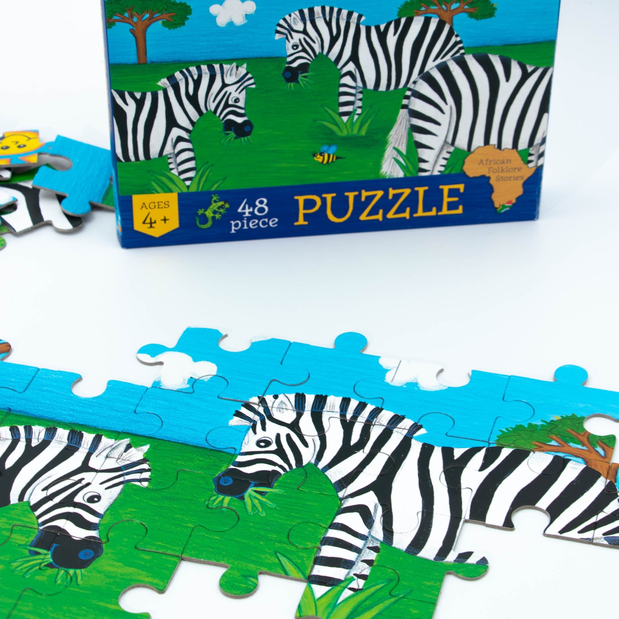African Folklore Stories - Zebra Puzzle
