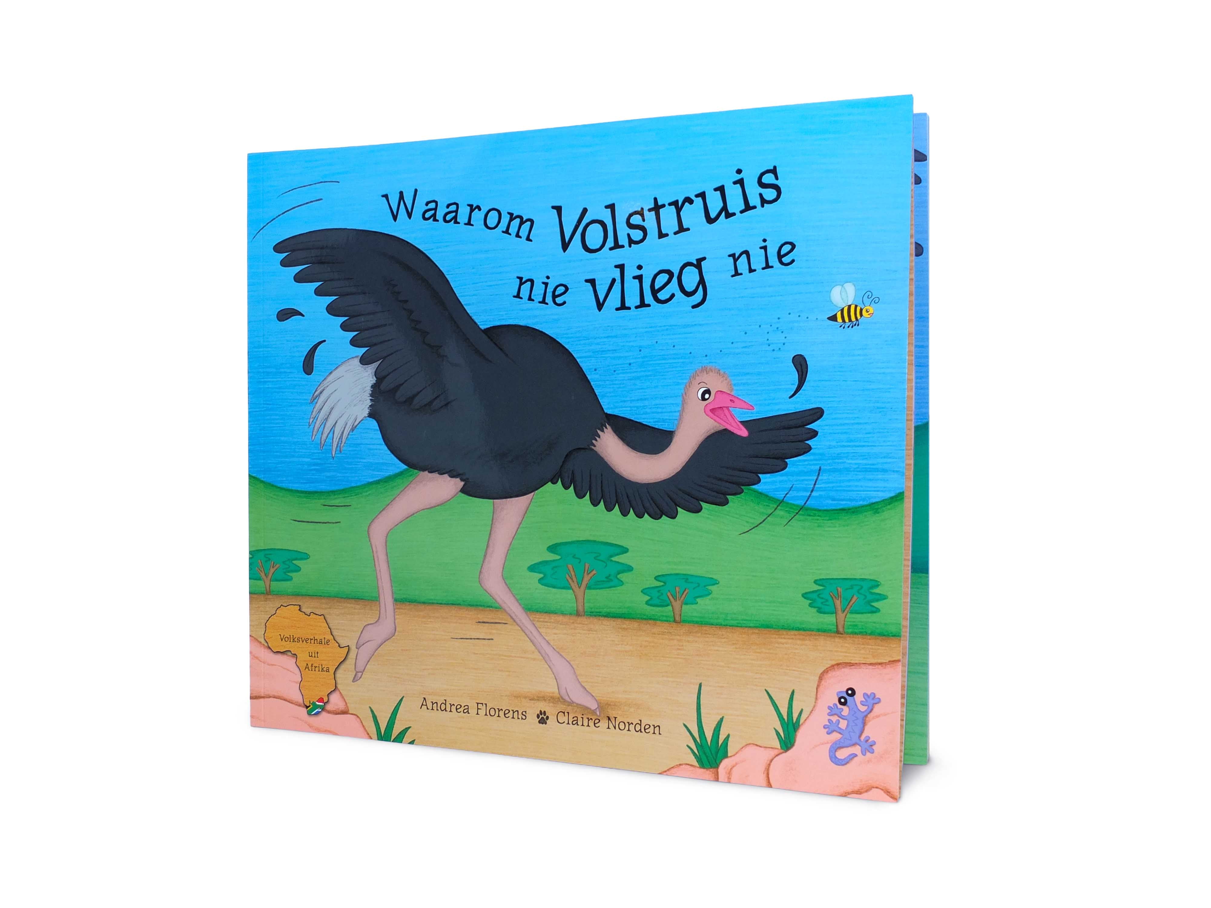 African Folklore Stories Waarom Volstruis nie vlieg nie Afriaans Story Book