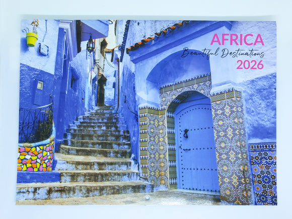 2026 Africa - Beautiful Destinations Calendar - Large