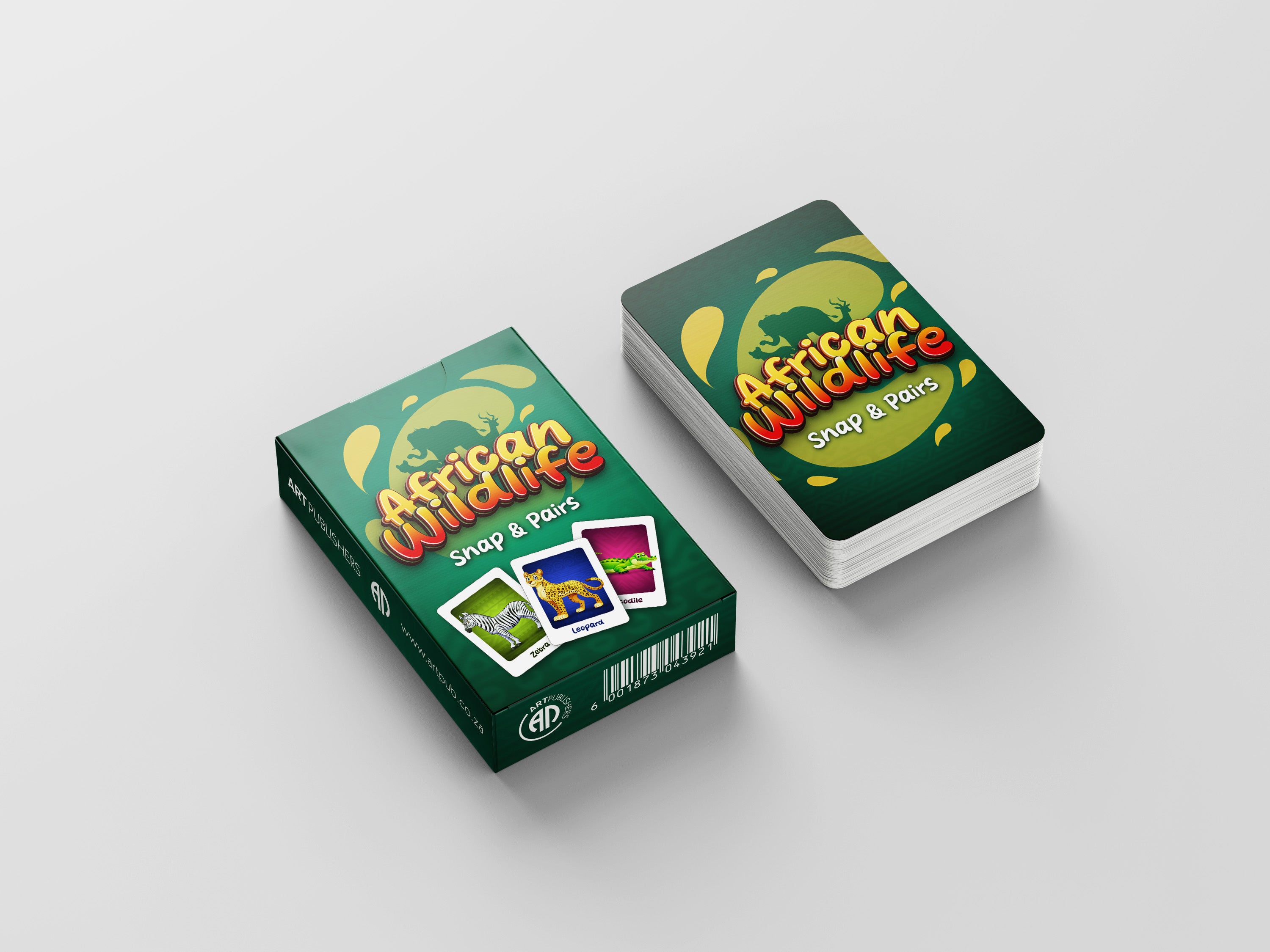 African Wildlife Snap & Pairs Cards
