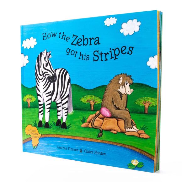 African Folklore Stories How the Zebra got his Stripes English Story Book