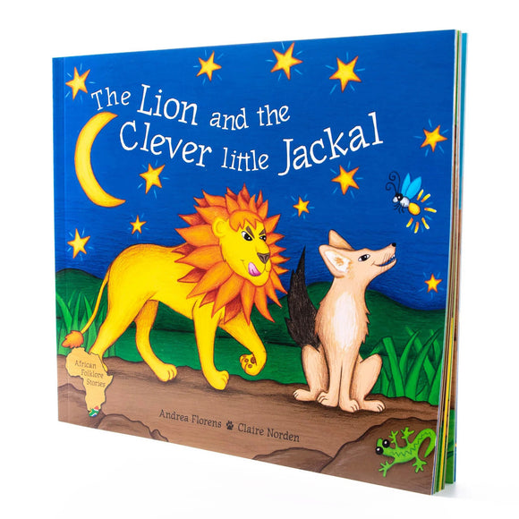 African Folklore Stories The Lion and the Clever Little Jackal English Story Book