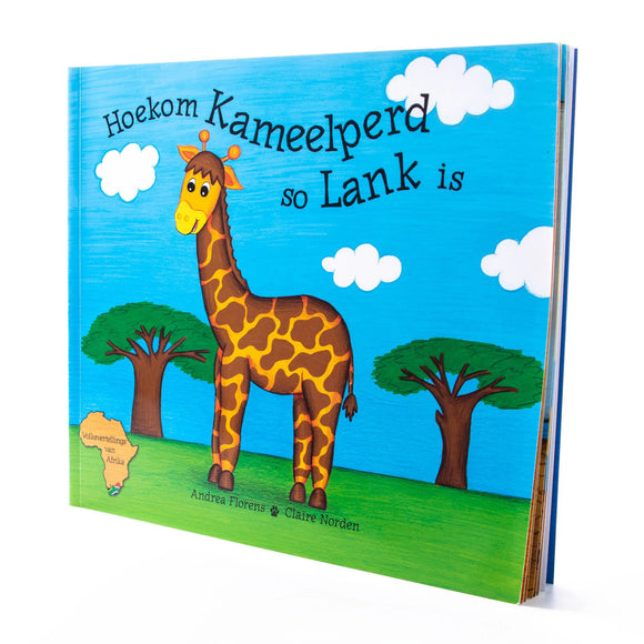 African Folklore Stories Hoekom Kameelperd so lank is Afrikaans Story Book