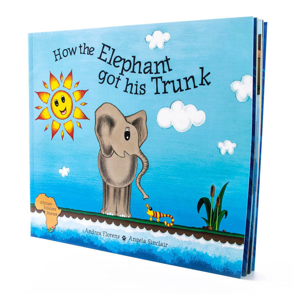 African Folklore Stories How the Elephant got his Trunk English Story Book