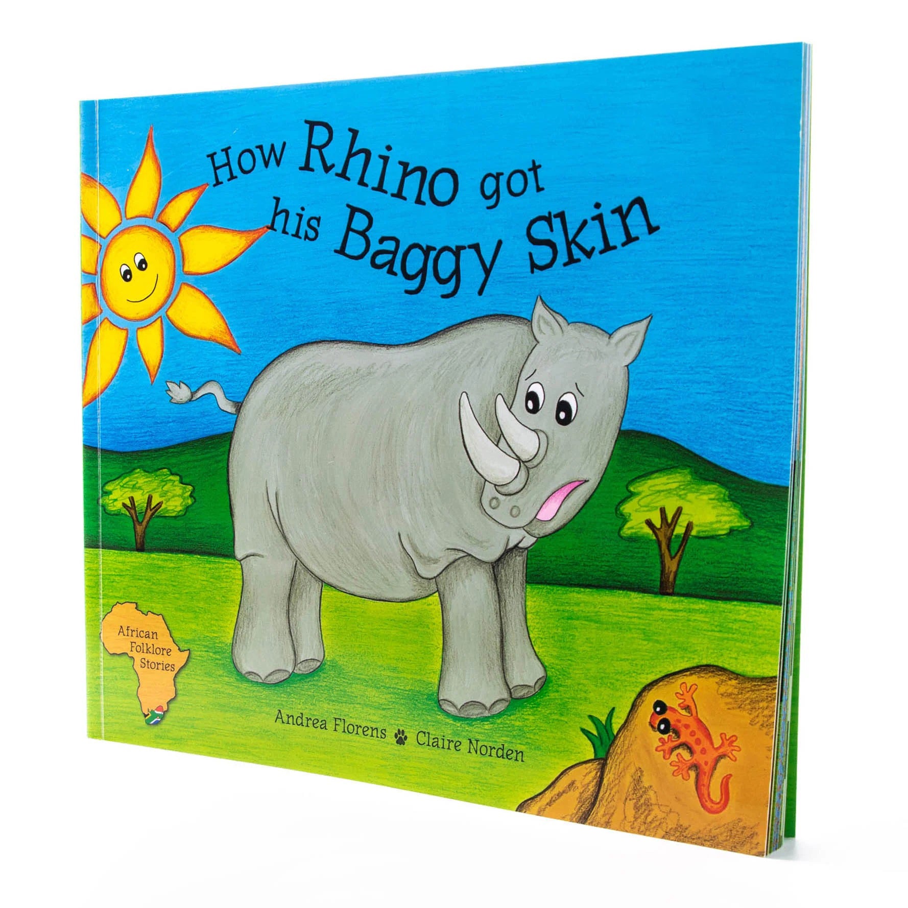 African Folklore Stories How Rhino got his Baggy Skin English Story Book