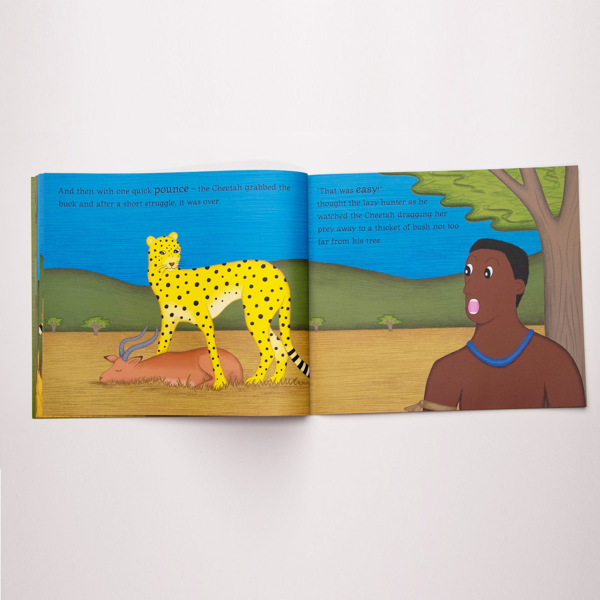 African Folklore Stories The Cheetah and the Lazy Hunter