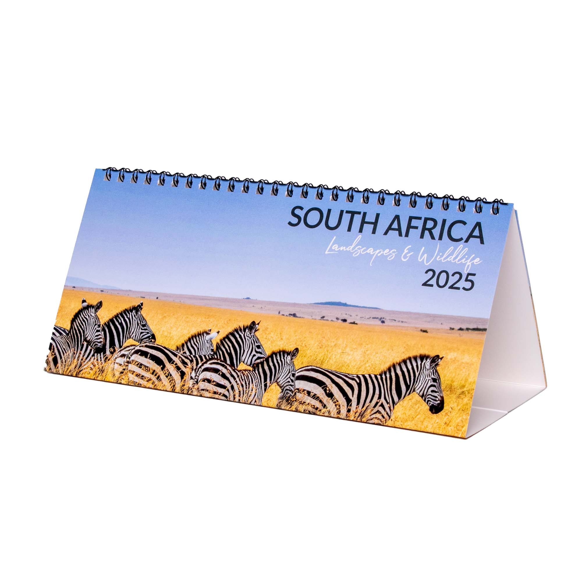 2025 South Africa Landscapes and Wildlife - Desk Top Calendar Medium