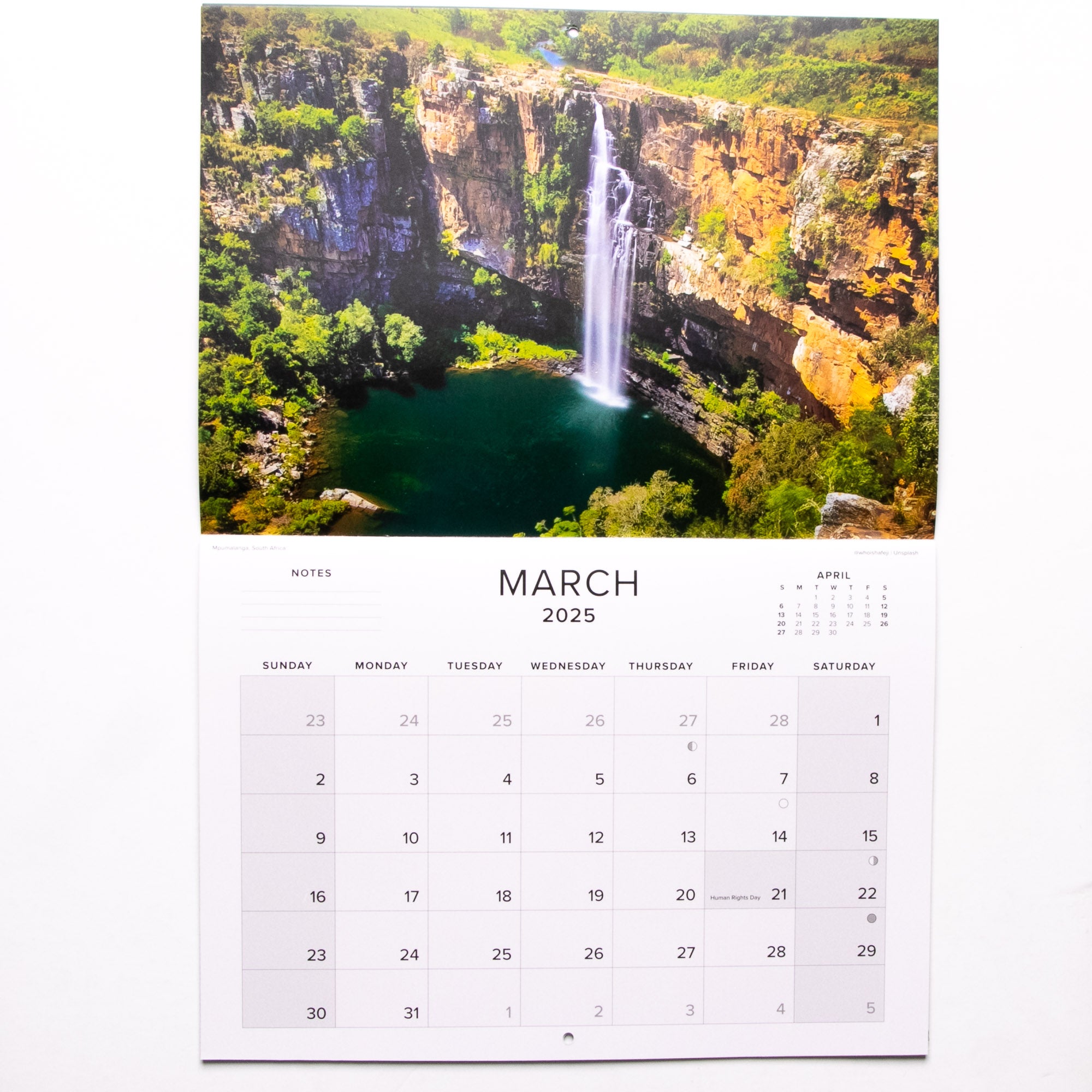 2025 South Africa Beautiful South Africa Calendar -  Large