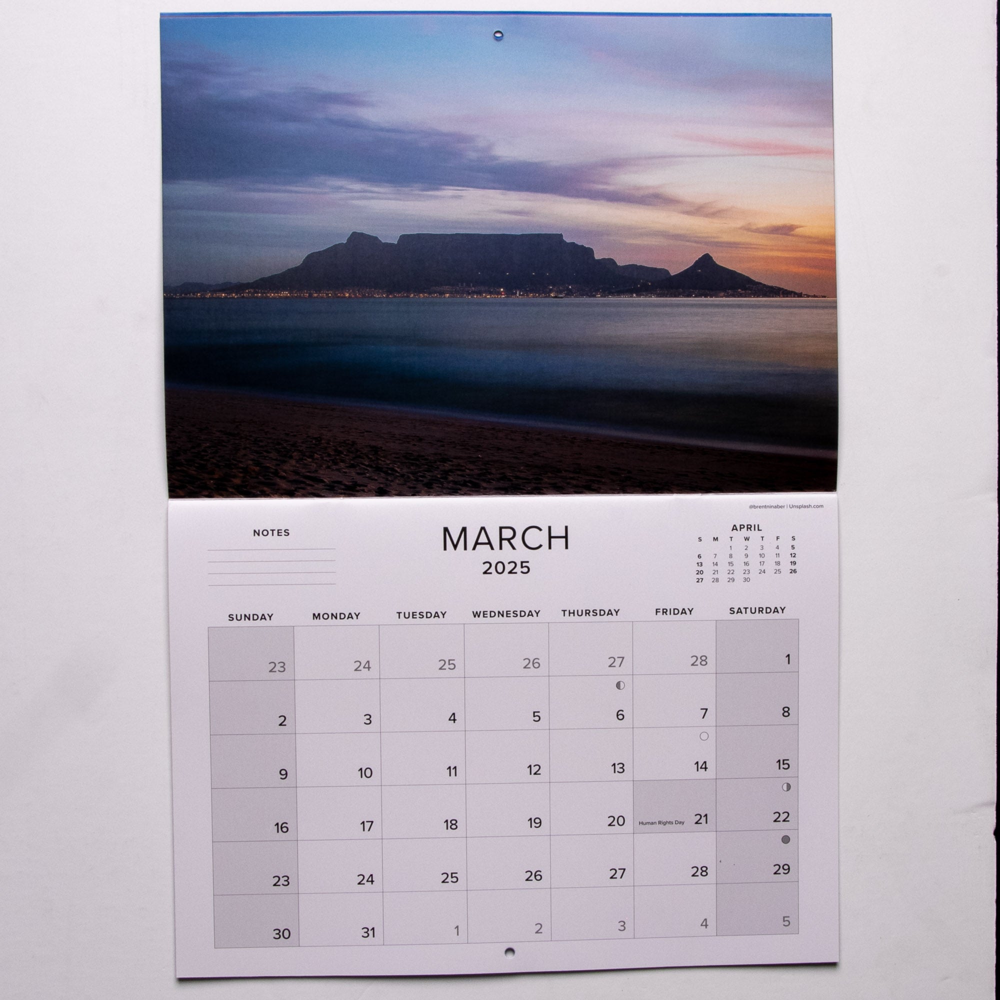 2025 Table Mountain the Mountain in the Sea Calendar - Large