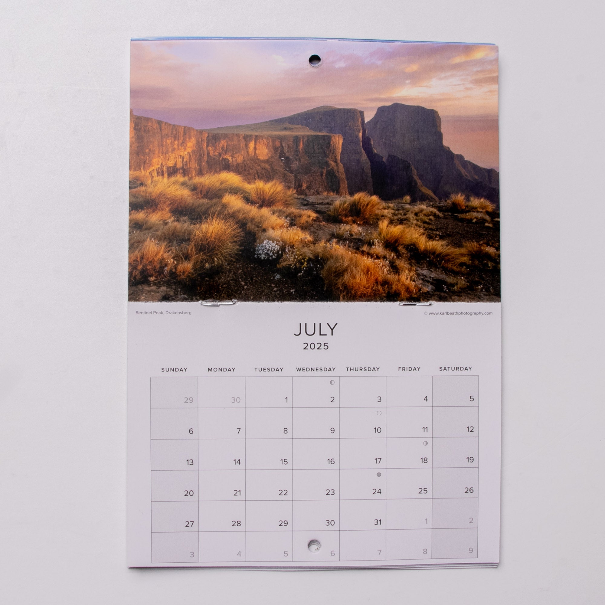 2025 Scenic Landscapes of Southern Africa Calendar - Small