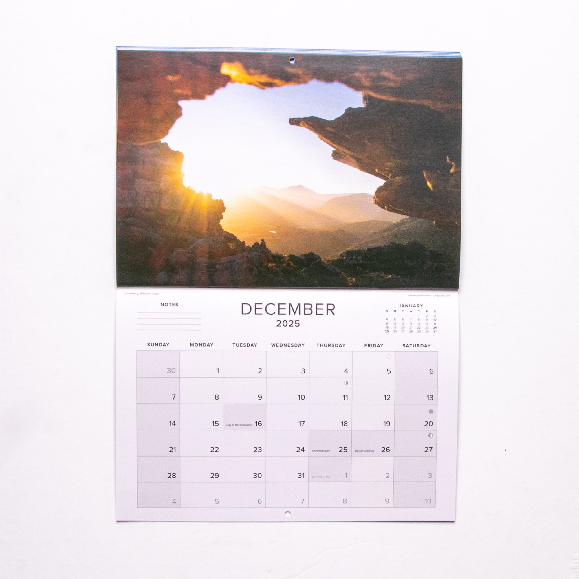 2025 Scenic Splendour of Southern Africa Calendar - Medium