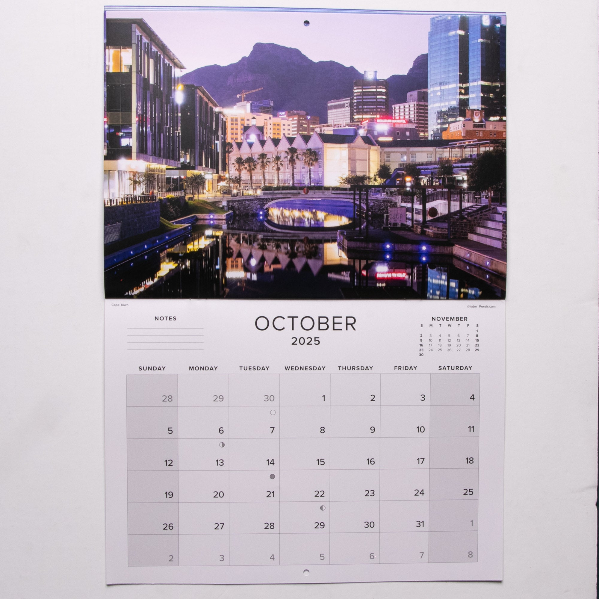 2025 Cape Town The Mother City Calendar - Large