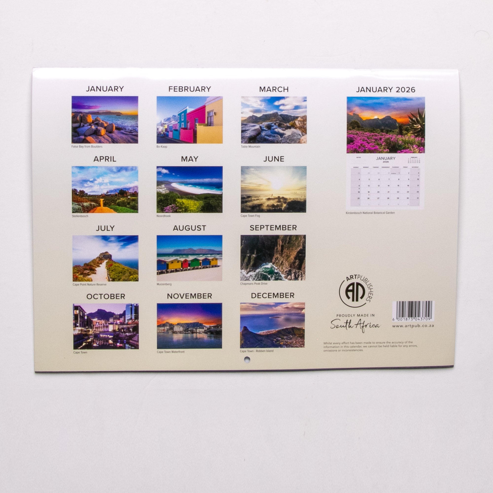 2025 Cape Town The Mother City Calendar - Large