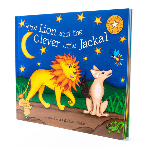 African Folklore Stories The Lion and the Clever Little Jackal English Story Book