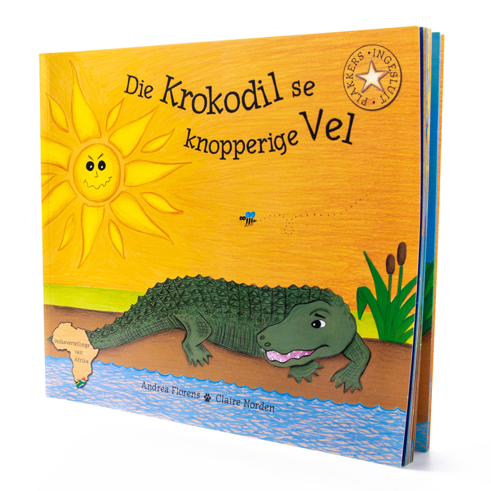 African Folklore Stories Die Krokodil se knopperige Vel Afrikaans Story Book