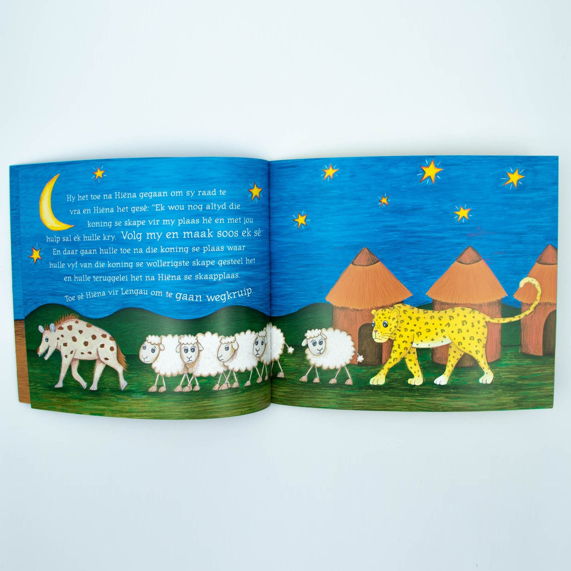 African Folklore Stories Die Gelukkige Luiperd Afrikaans Story Book