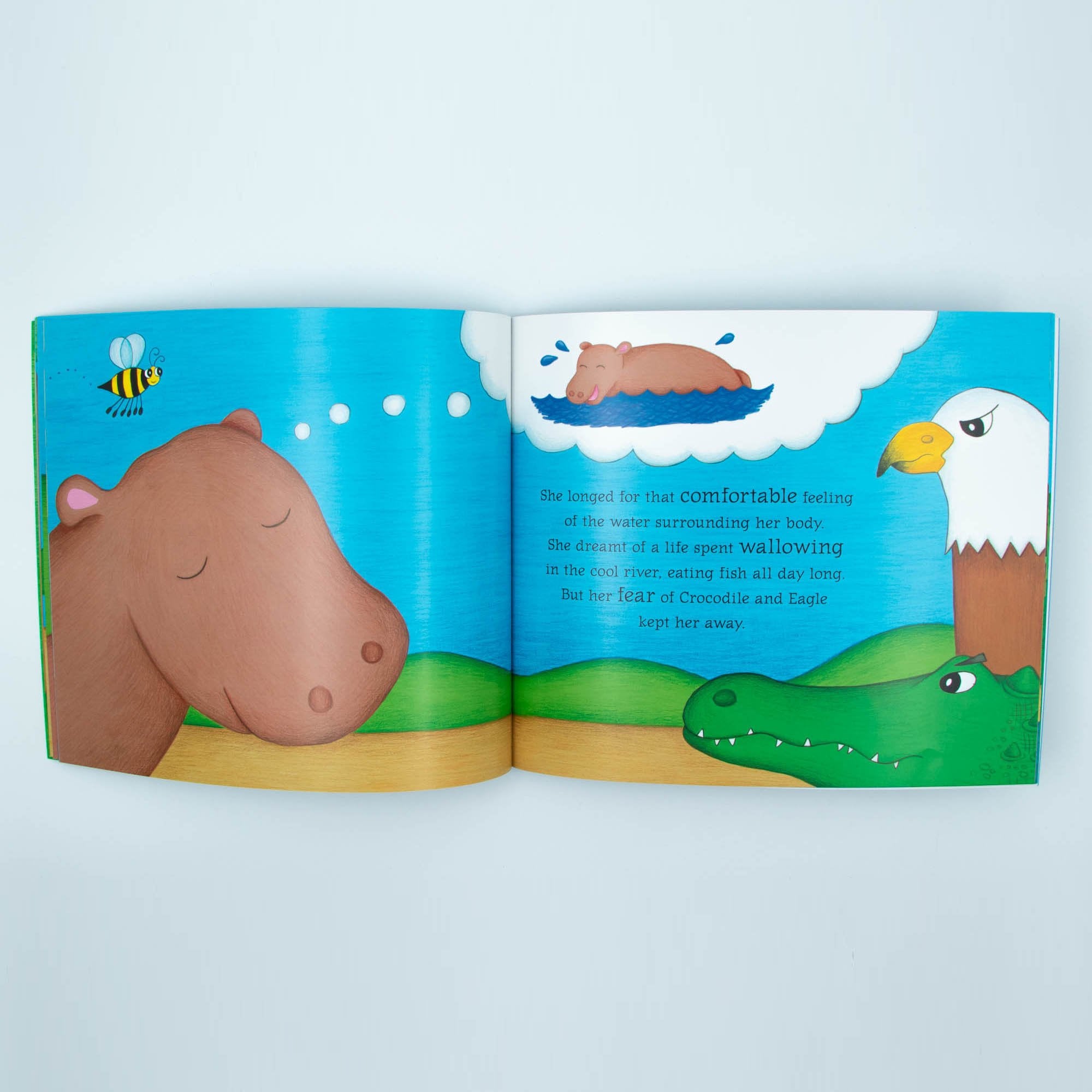 African Folklore Stories Why the Hippo Loves the Water English Story Book