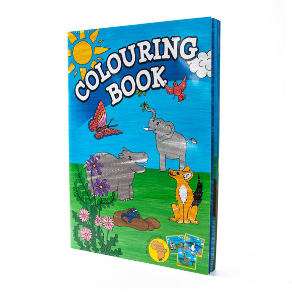 African Folklore Stories Colouring Book