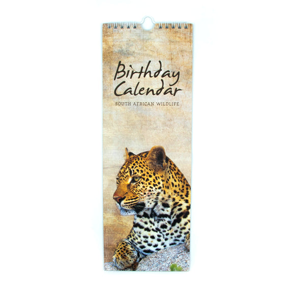 South African Wildlife Birthday Calendar