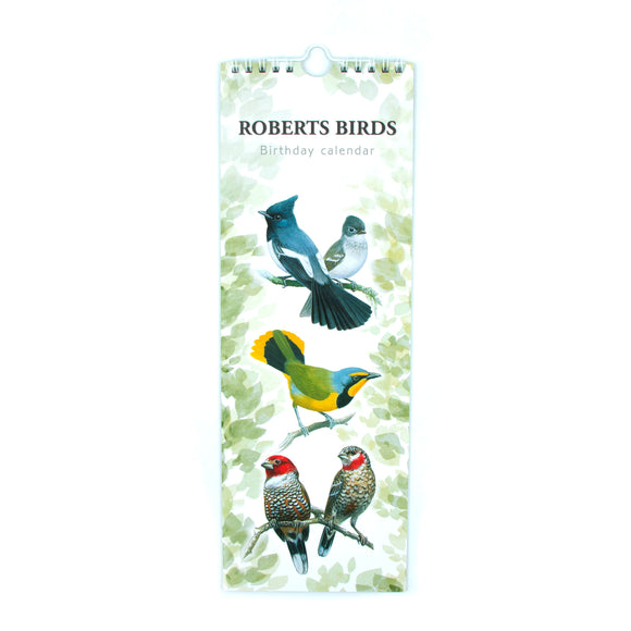 Roberts Birds Birthday Calendar