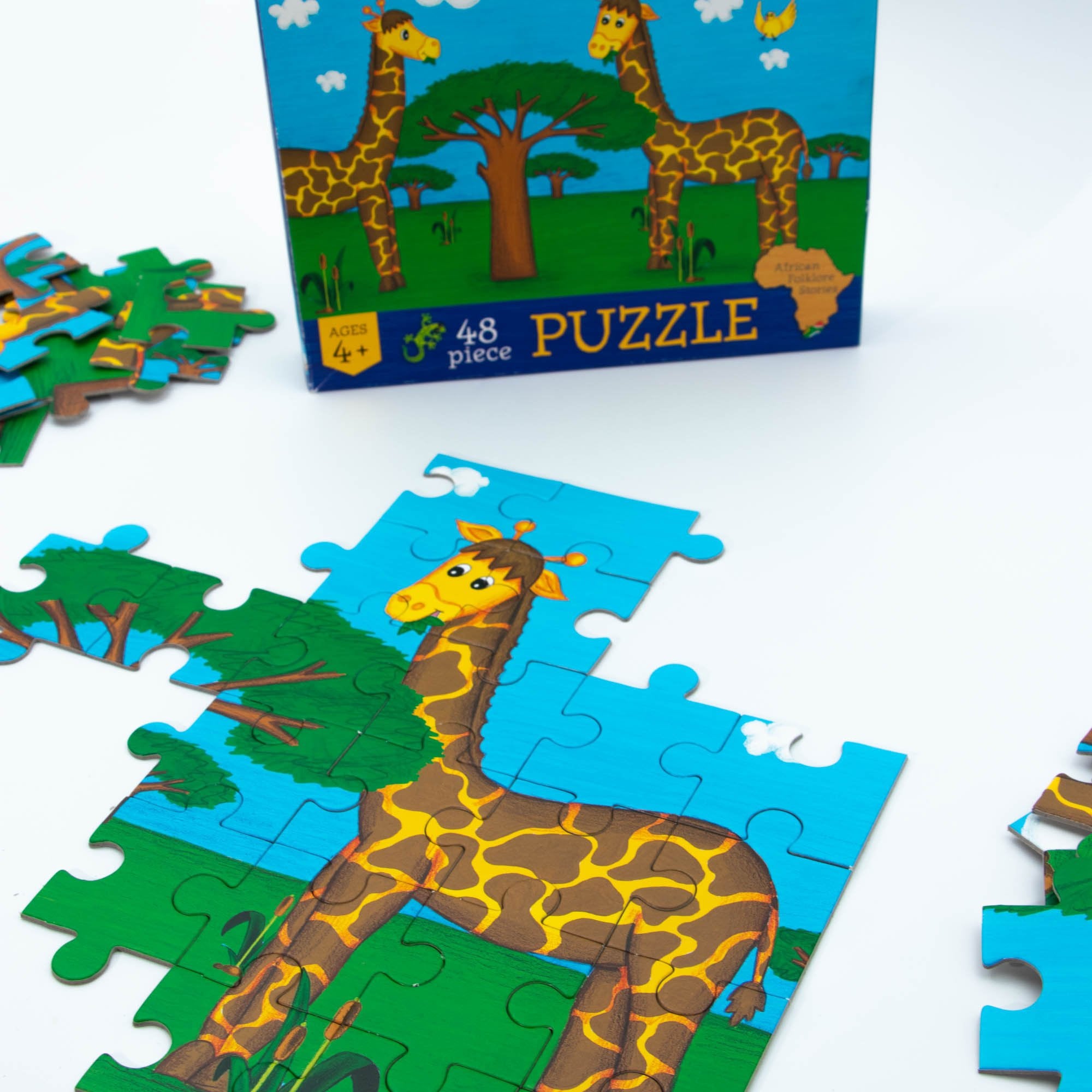 African Folklore Stories - Giraffe Puzzle