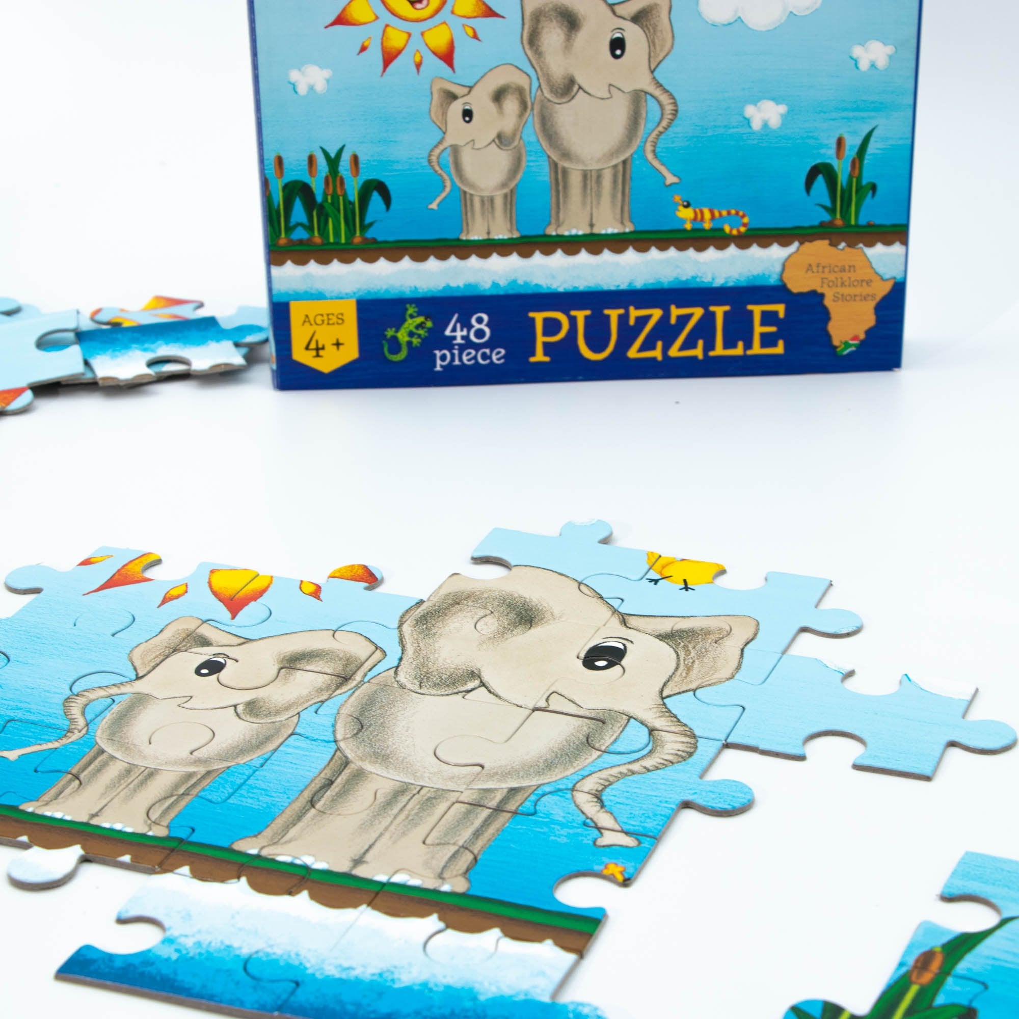 African Folklore Stories - Elephant Puzzle