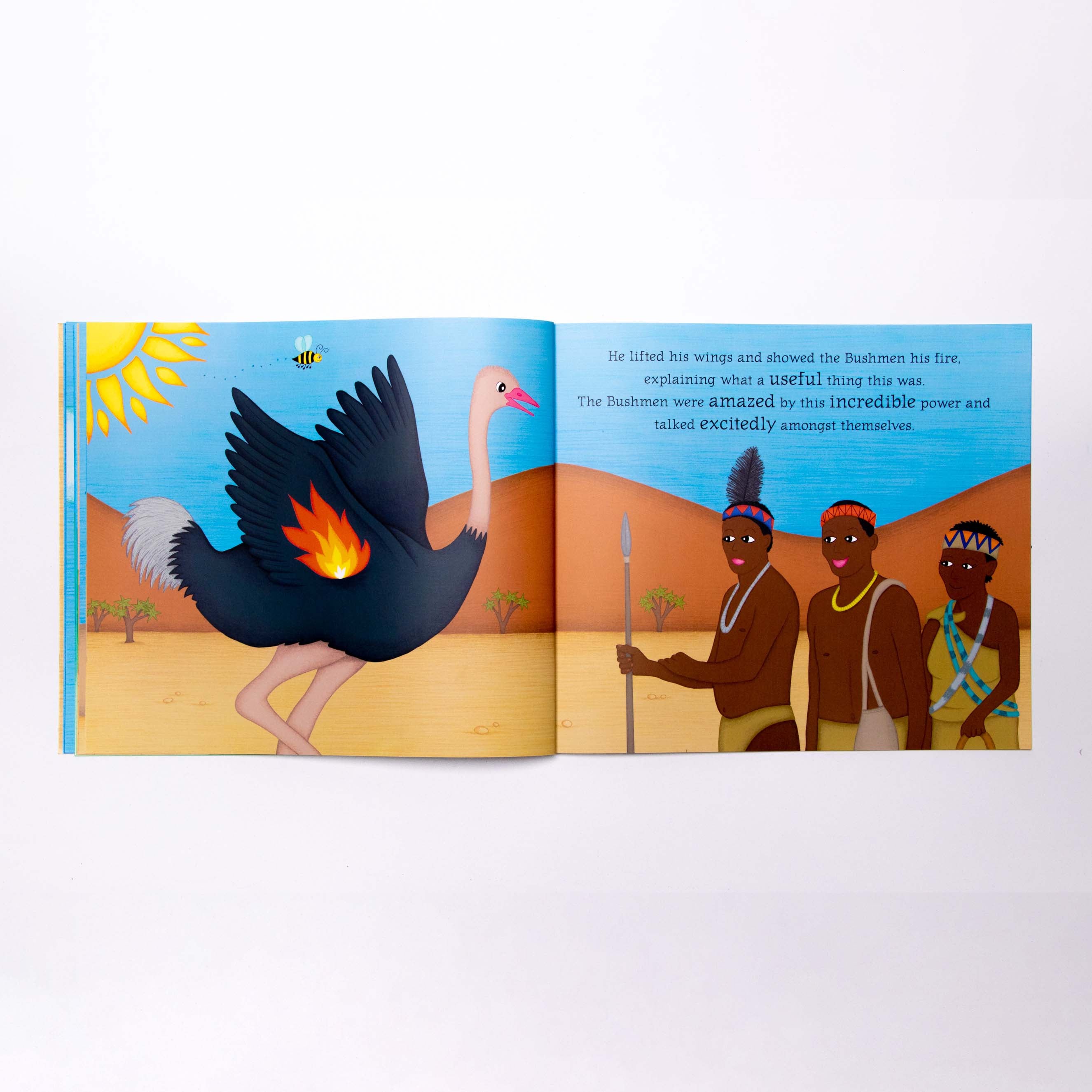 African Folklore Stories - Why Ostrich doesn't fly story book